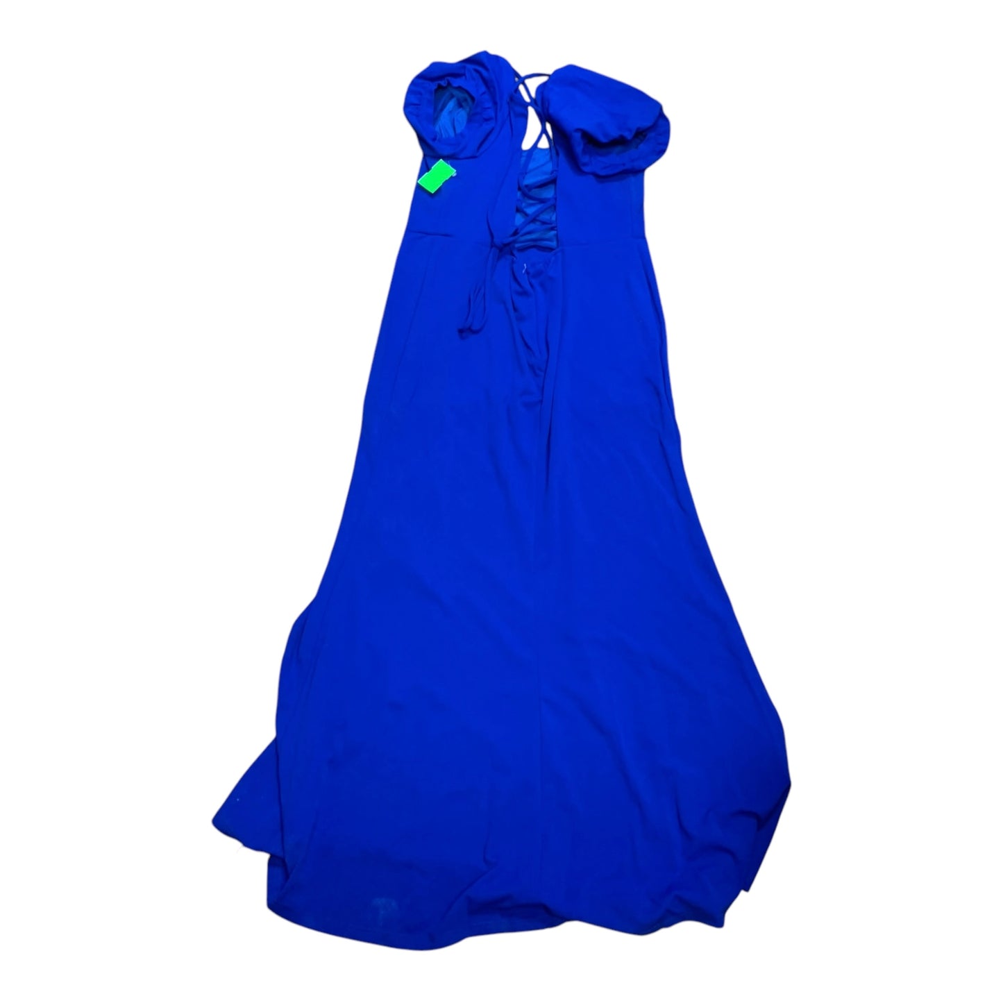 Dress Party Long By Clothes Mentor In Blue, Size: 3x