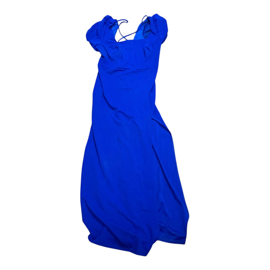 Dress Party Long By Clothes Mentor In Blue, Size: 3x