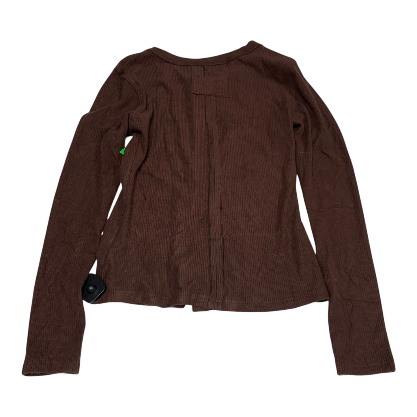 Top Long Sleeve By Clothes Mentor In Brown, Size: S