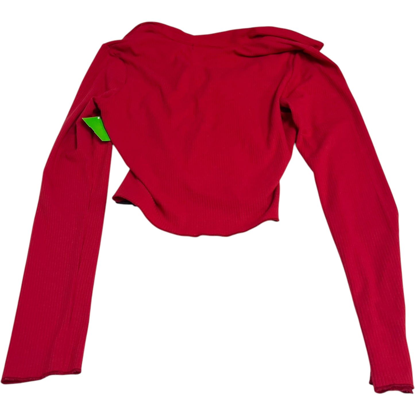 Top Long Sleeve By Urban Outfitters In Red, Size: L