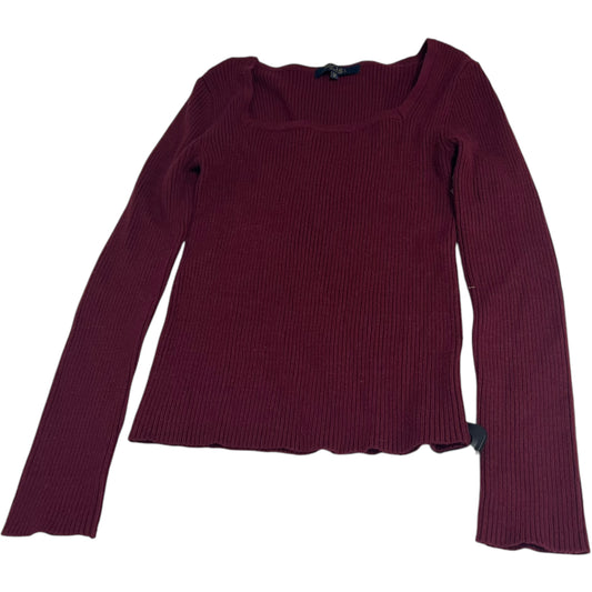 Top Long Sleeve By Rachel Roy In Red, Size: M