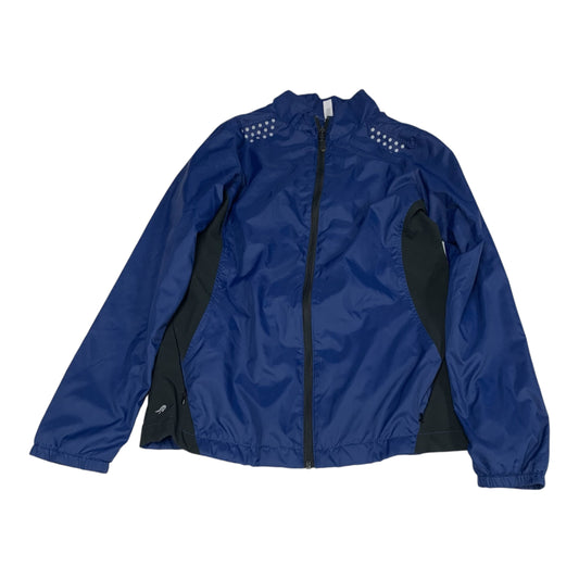 Athletic Jacket By Ideology In Blue, Size: S