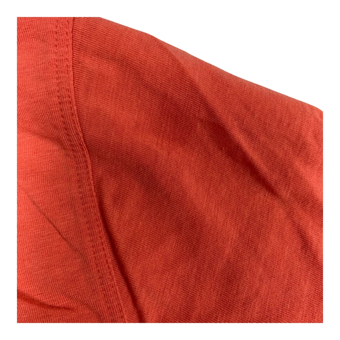 Athletic Top Short Sleeve By Lululemon In Orange, Size: M