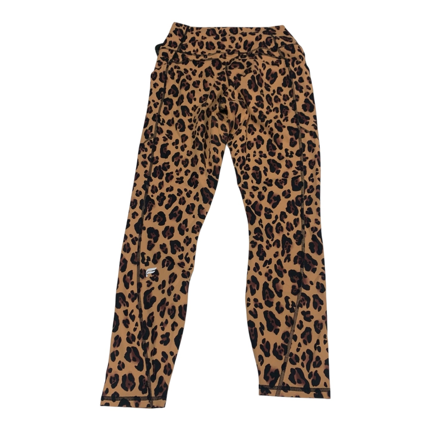 Athletic Leggings Capris By Fabletics In Animal Print, Size: M