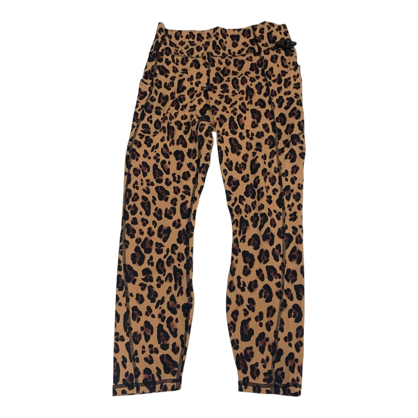 Athletic Leggings Capris By Fabletics In Animal Print, Size: M