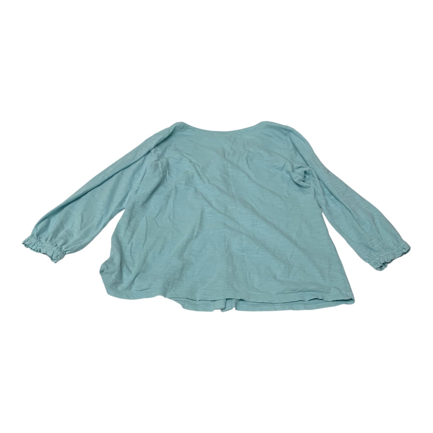 Top Long Sleeve By J. Jill In Blue, Size: Xsp