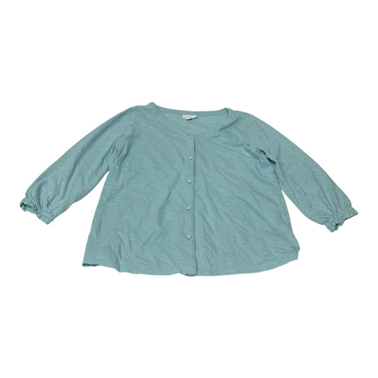 Top Long Sleeve By J. Jill In Blue, Size: Xsp