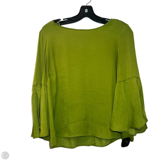 Top Long Sleeve By Vince Camuto In Green, Size: S