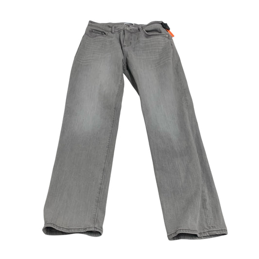 Jeans Straight By Loft In Grey Denim, Size: 6