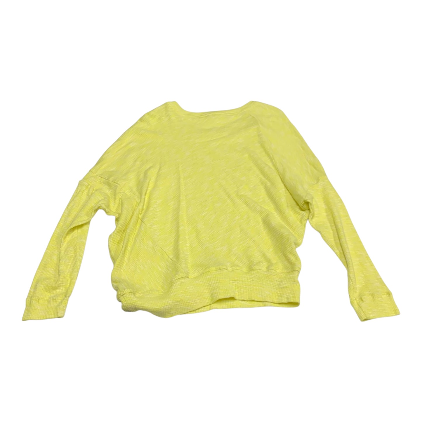 Top Long Sleeve By Anthropologie In Yellow, Size: Xsp