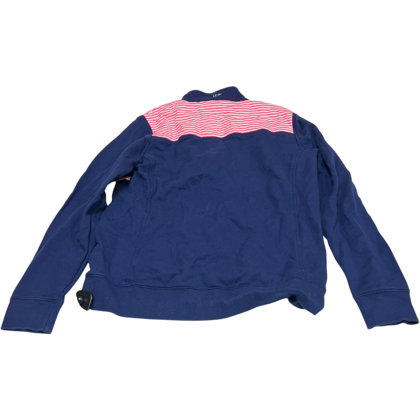 Sweatshirt Collar By Vineyard Vines In Blue, Size: S