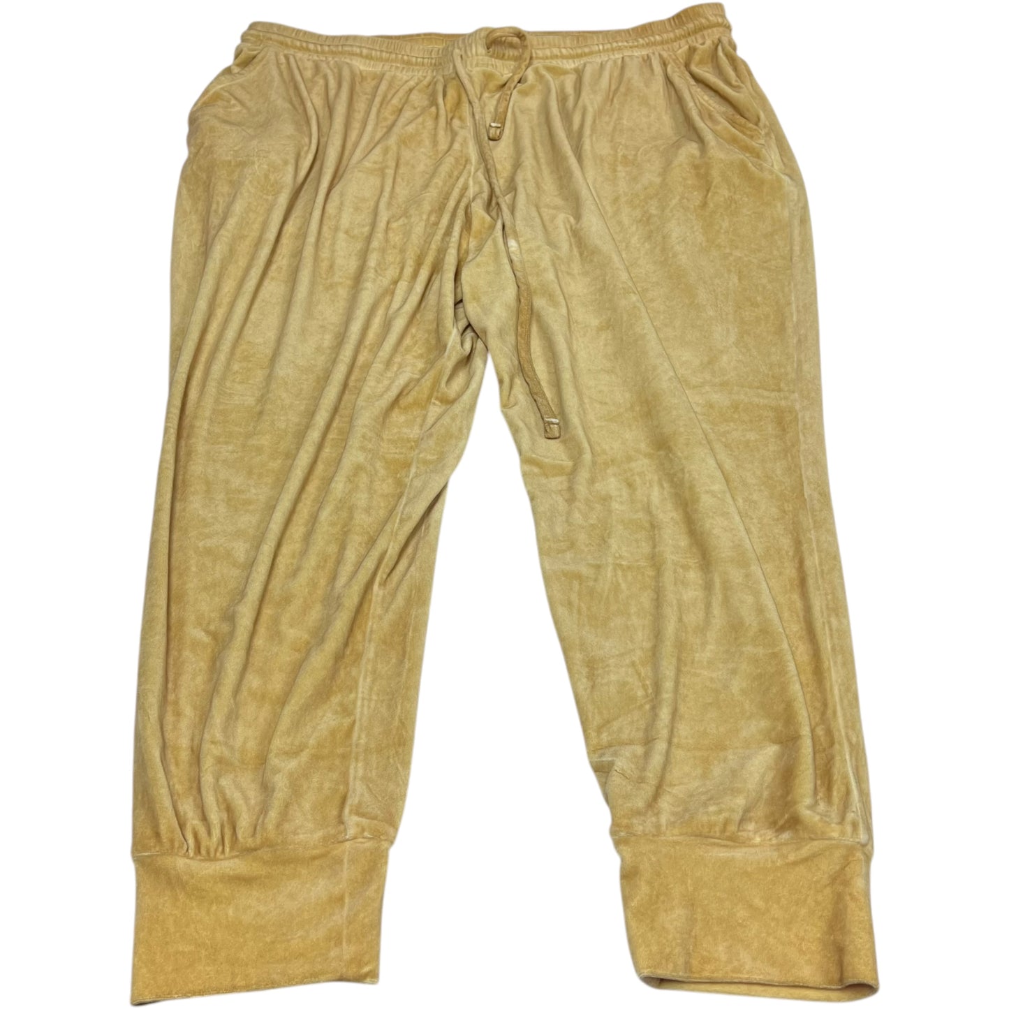 Pants Lounge By Wonderly In Yellow, Size: 3x