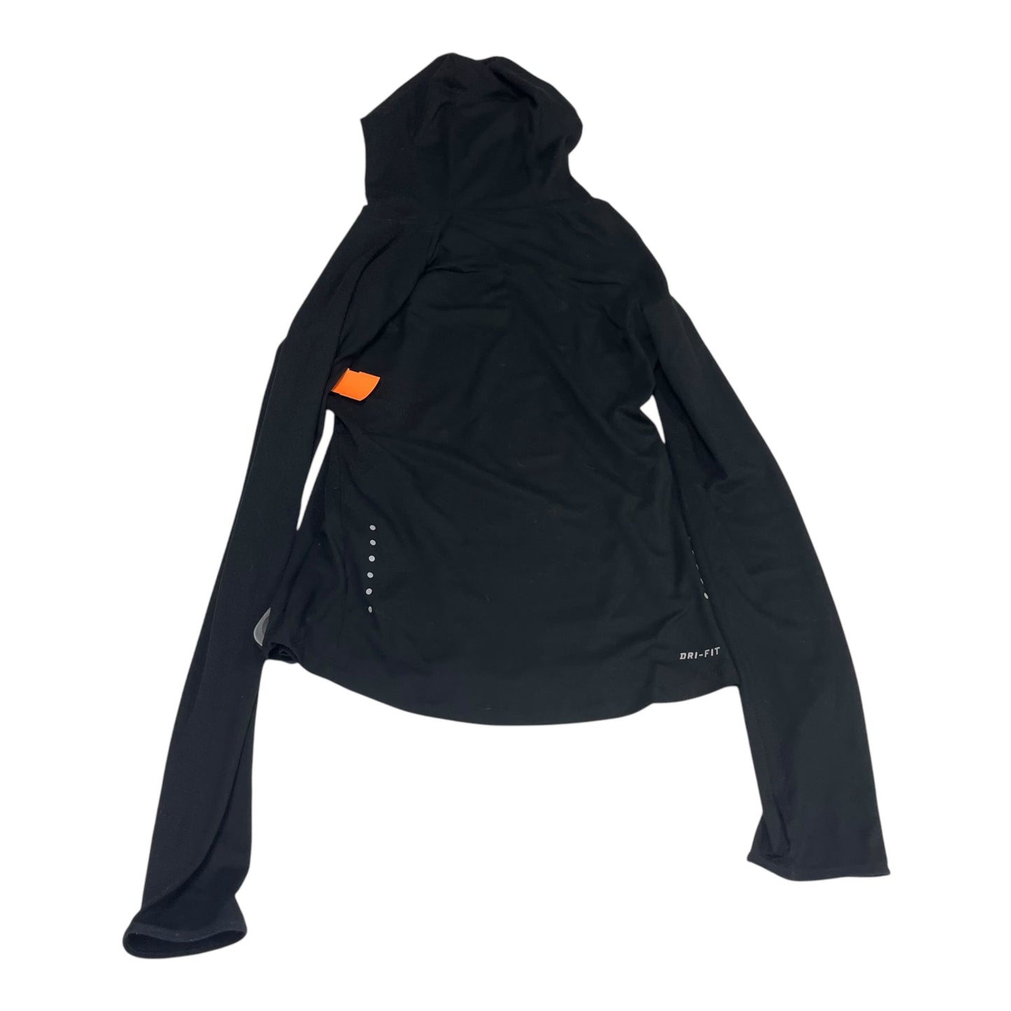 Athletic Top Long Sleeve Hoodie By Nike Apparel In Black, Size: Xs