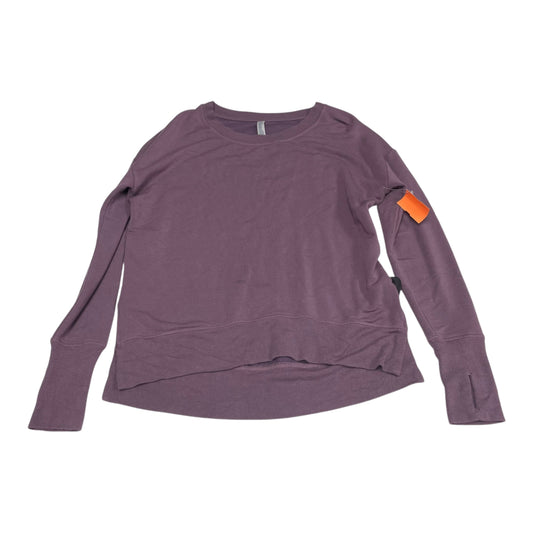 Athletic Top Long Sleeve Crewneck By Athleta In Purple, Size: Xs