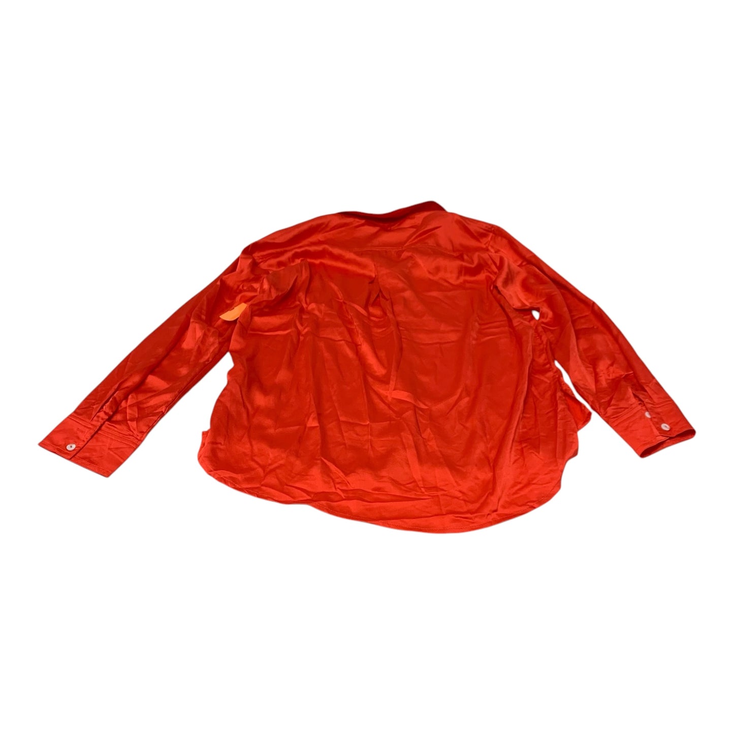 Blouse Long Sleeve By Vestique In Red, Size: M