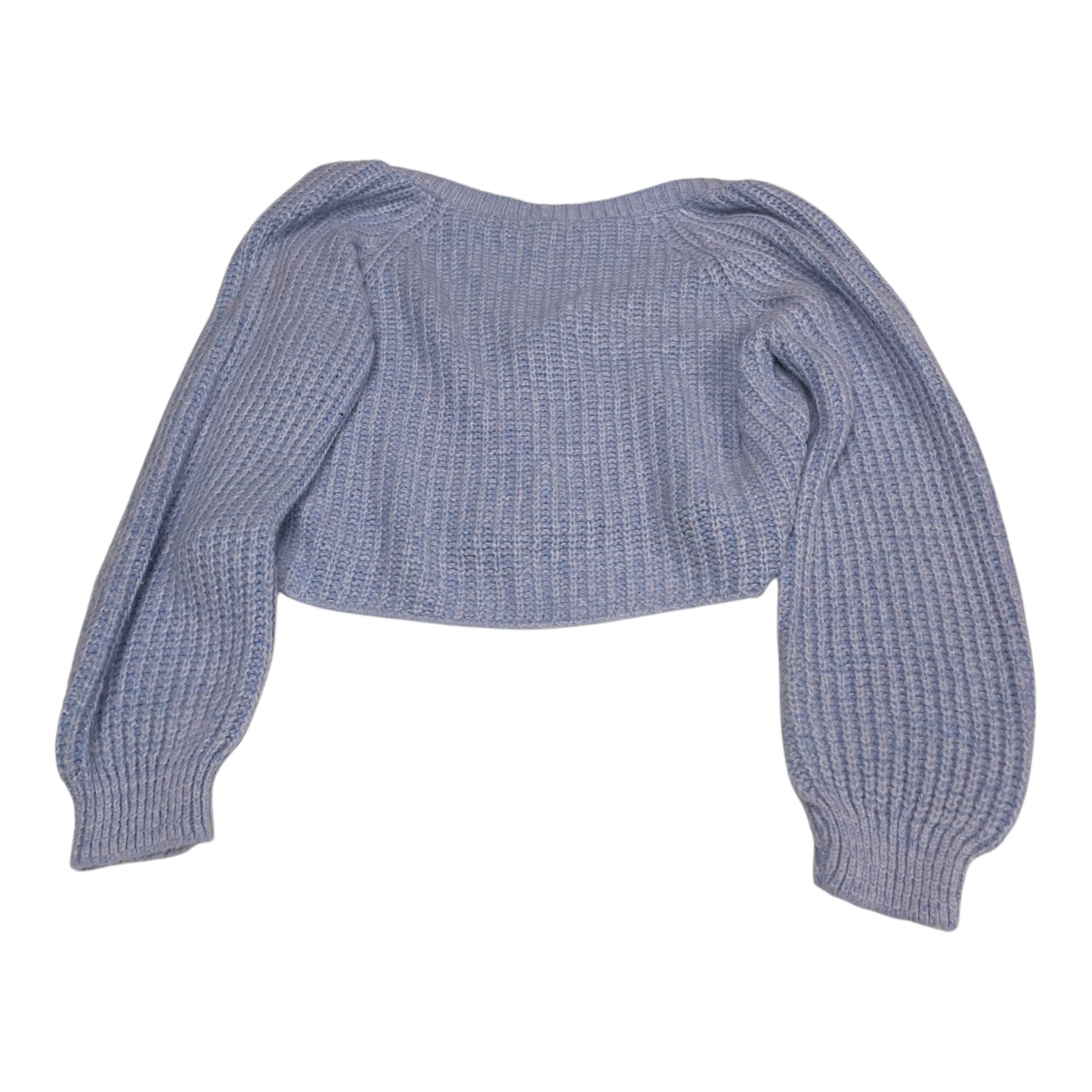 Sweater Cardigan By Nasty Gal In Blue, Size: M