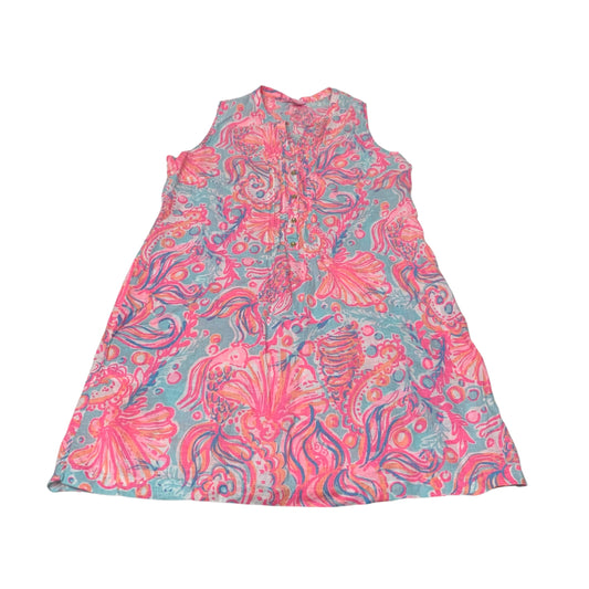 Dress Designer By Lilly Pulitzer In Blue & Pink, Size: L