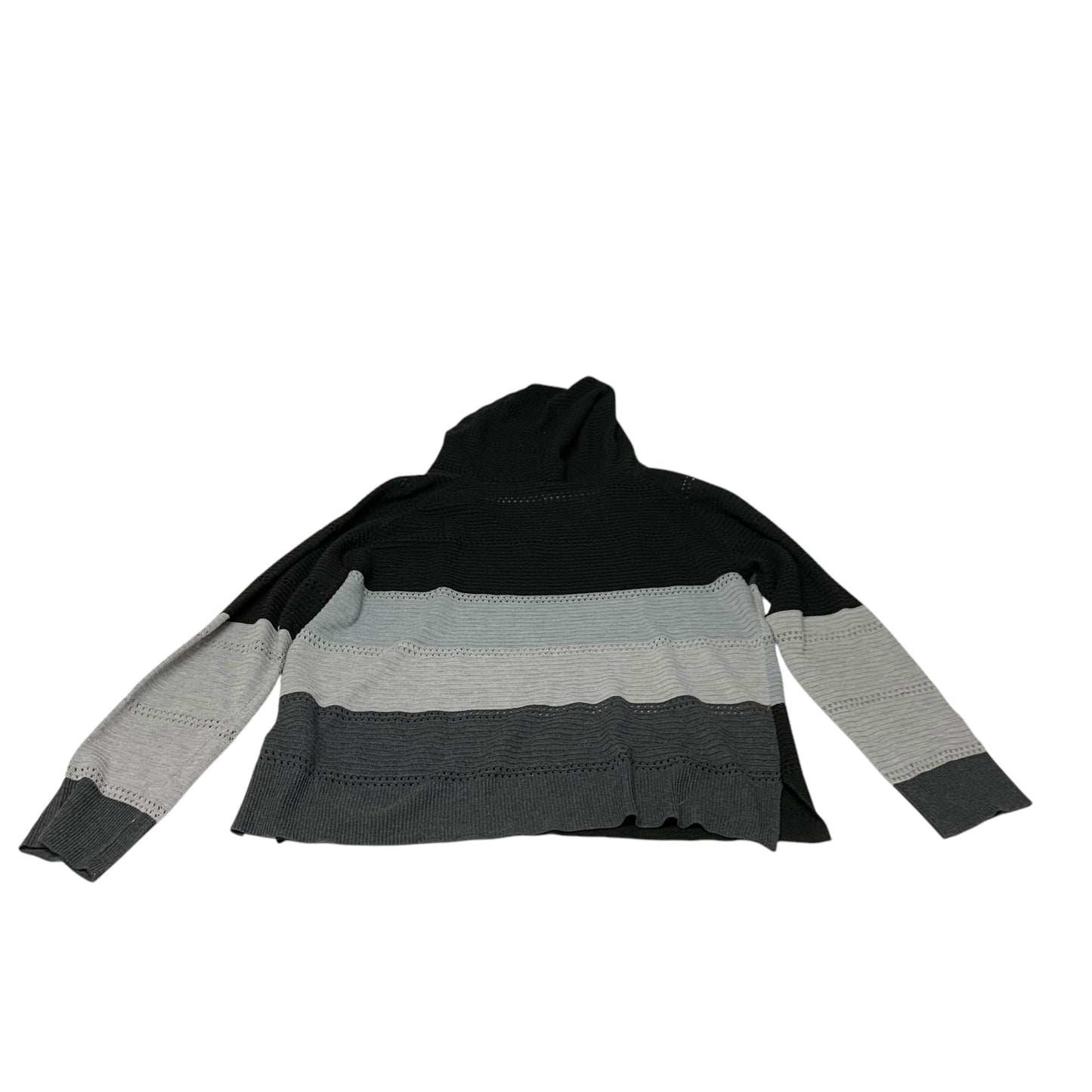 Top Long Sleeve By Clothes Mentor In Black & Grey, Size: Xl