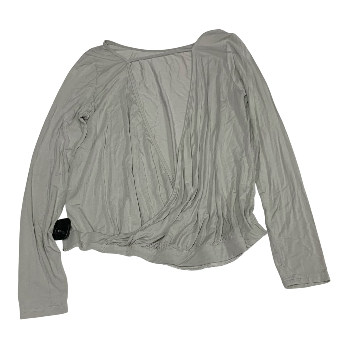 Top Long Sleeve By Clothes Mentor In Grey, Size: L