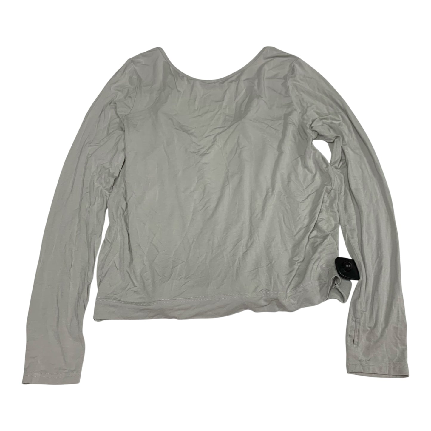 Top Long Sleeve By Clothes Mentor In Grey, Size: L