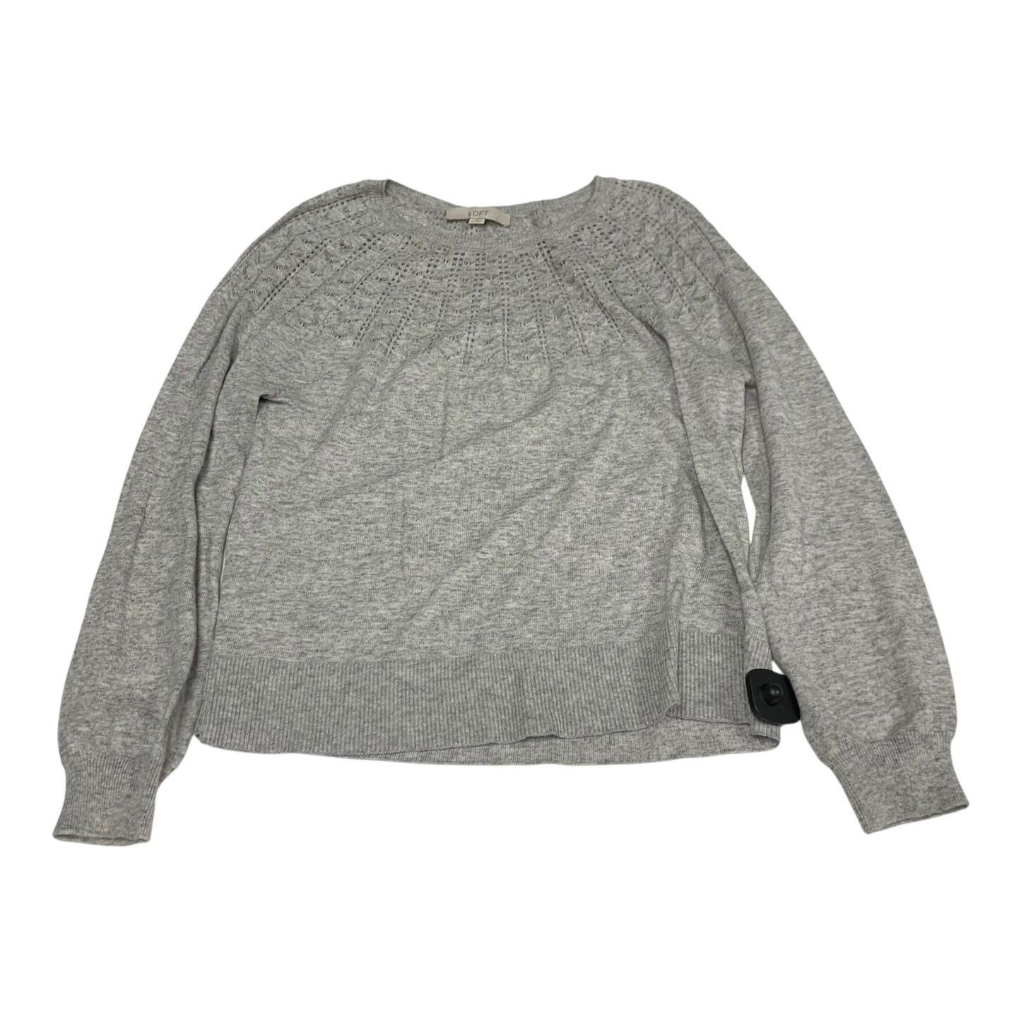 Top Long Sleeve By Loft In Grey, Size: Xl