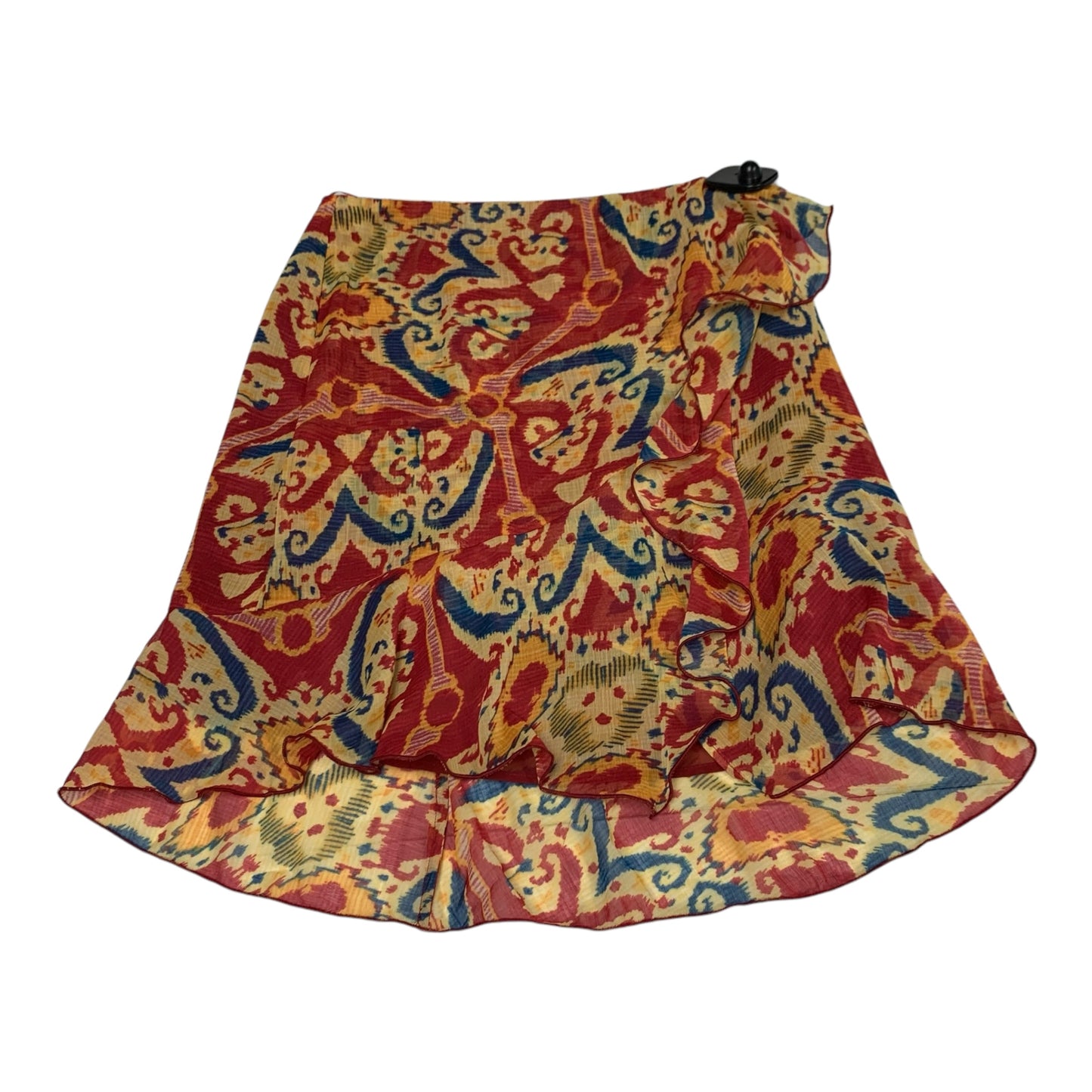 Skirt Mini & Short By Mng In Red & Yellow, Size: S