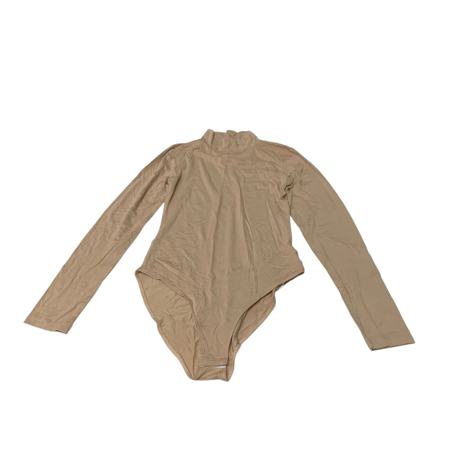 Bodysuit By Clothes Mentor In Beige, Size: S