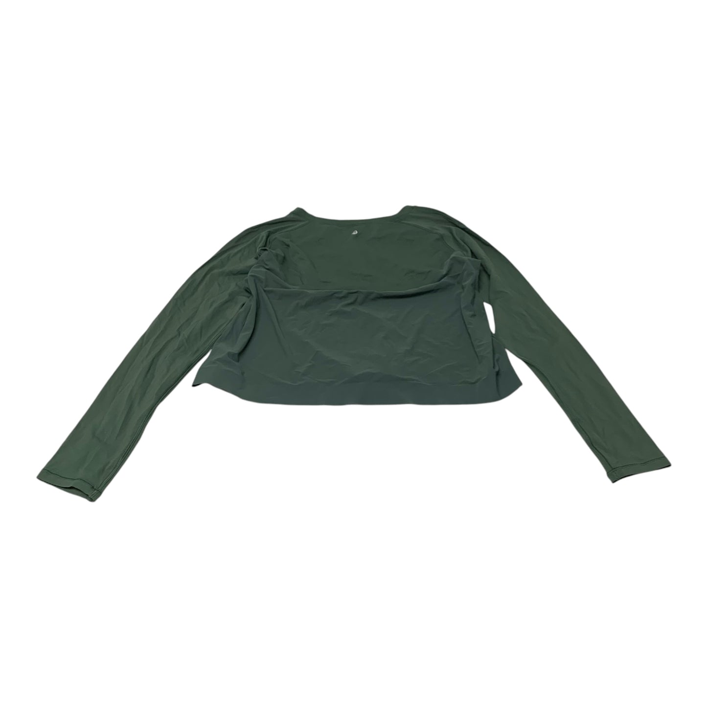 Athletic Top Long Sleeve Crewneck By Lululemon In Green, Size: M