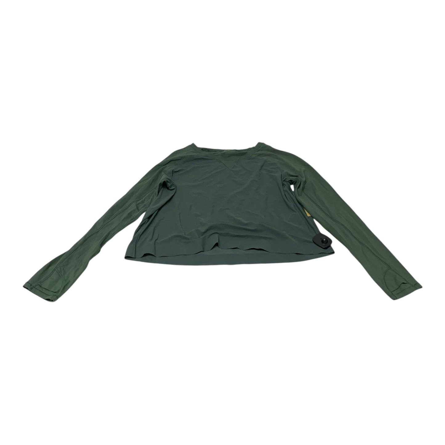 Athletic Top Long Sleeve Crewneck By Lululemon In Green, Size: M