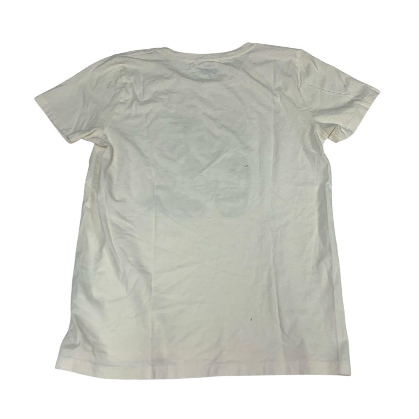 Top Short Sleeve By J. Crew In Cream, Size: M