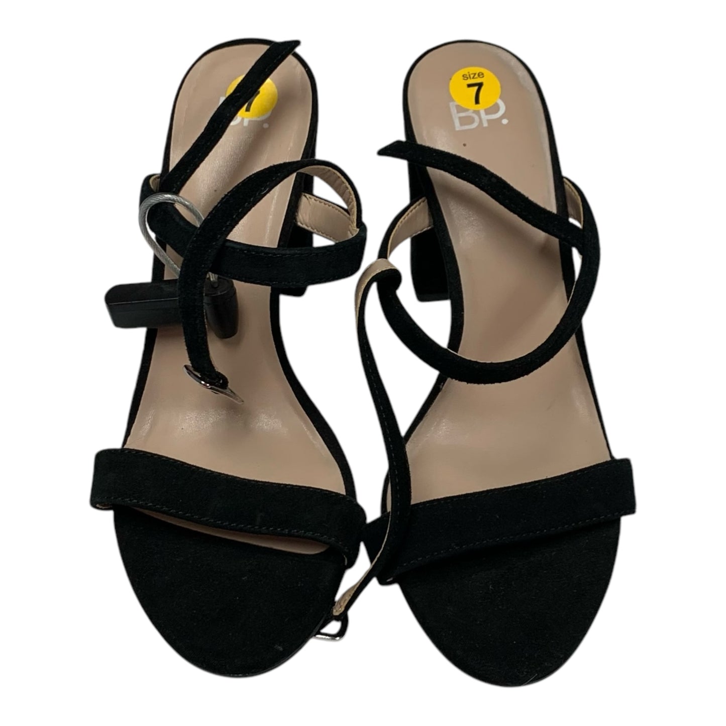 Sandals Heels Block By Bp In Black, Size: 7