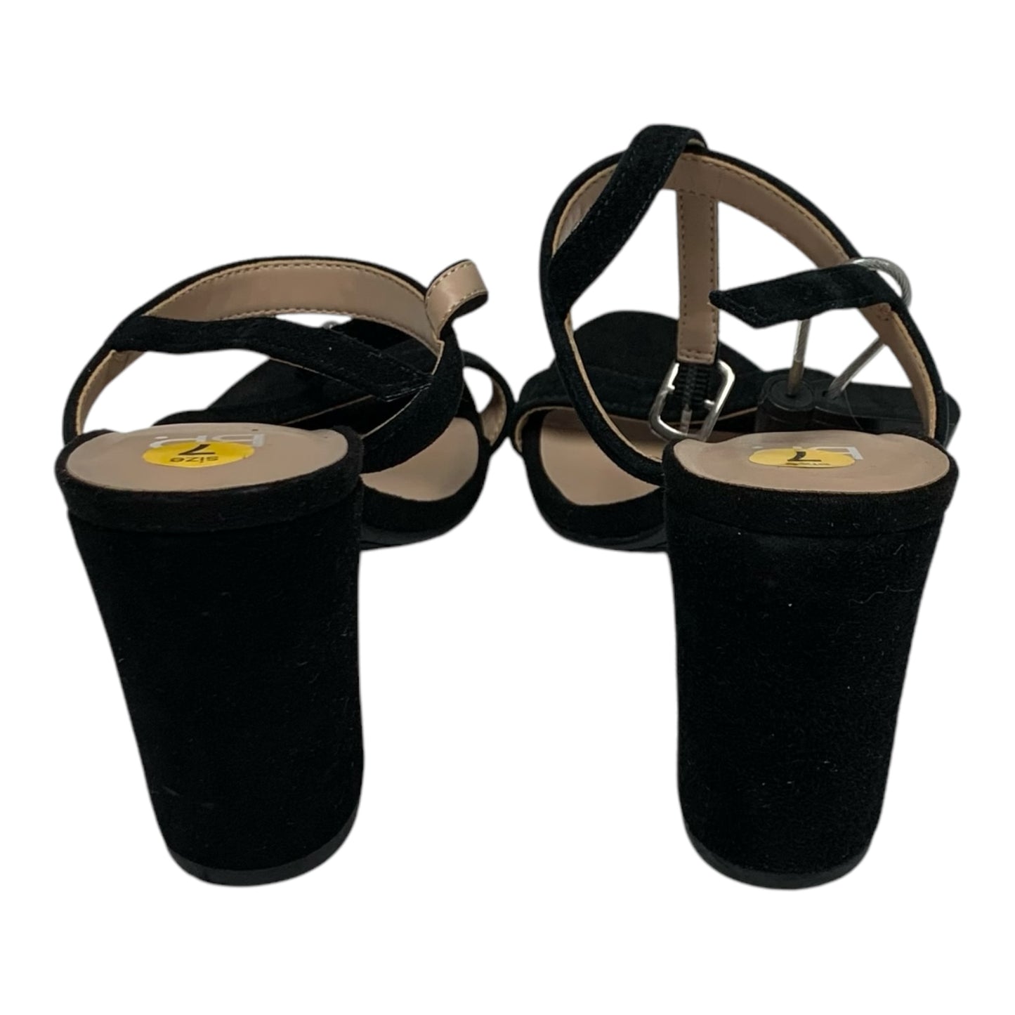 Sandals Heels Block By Bp In Black, Size: 7