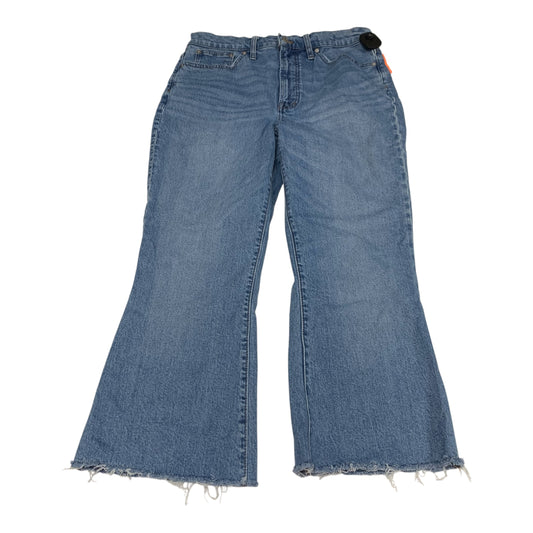 Jeans Flared By Madewell In Blue Denim, Size: 10