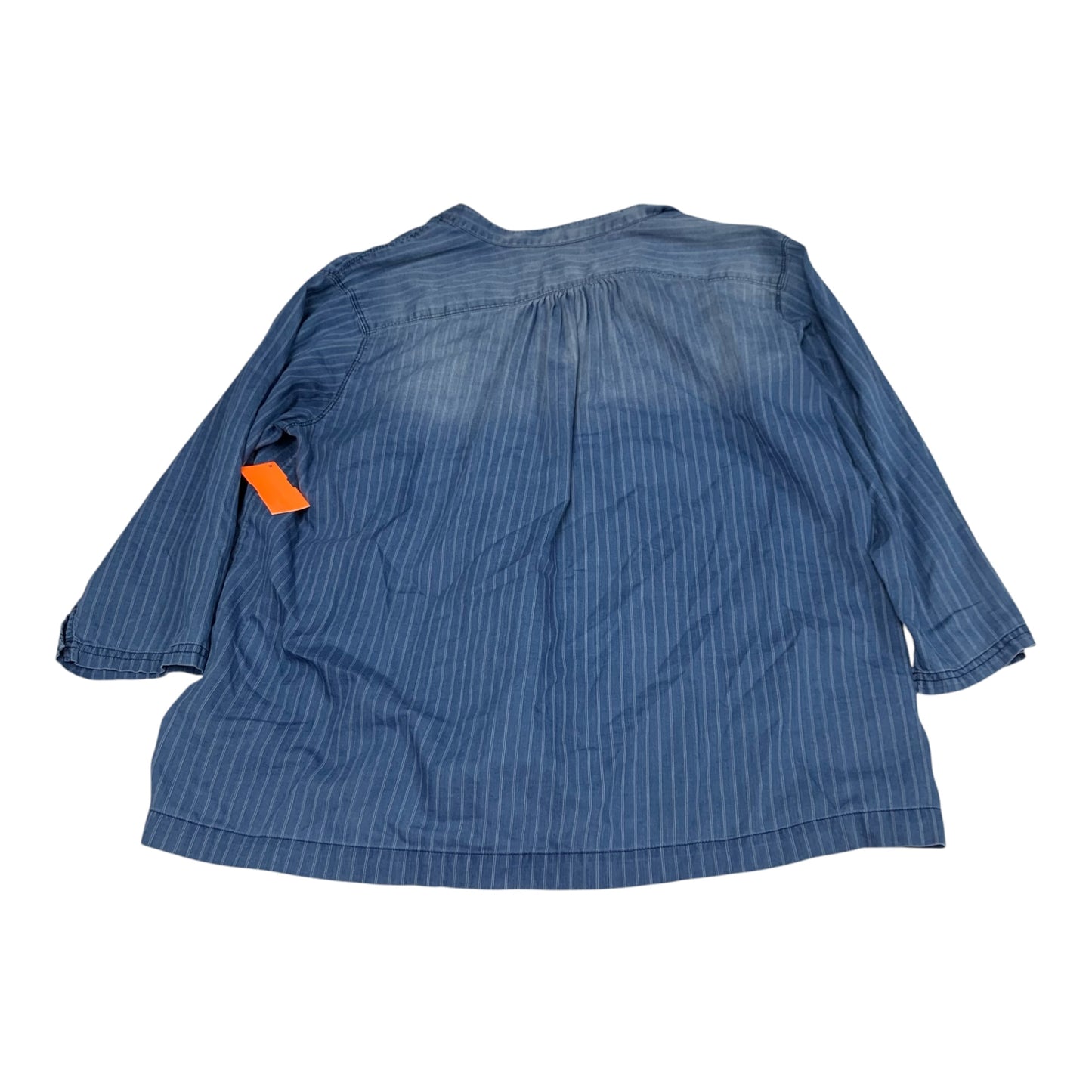 Top Long Sleeve By Orvis In Blue, Size: M