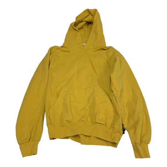 Sweatshirt Hoodie By USA Cotton In Yellow, Size: M