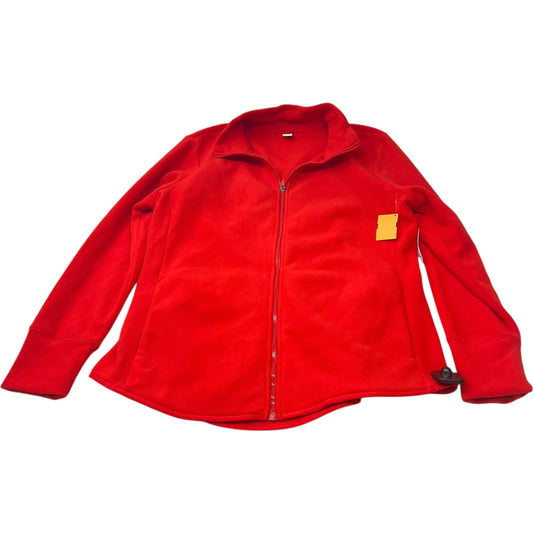 Jacket Fleece By Old Navy In Red, Size: L