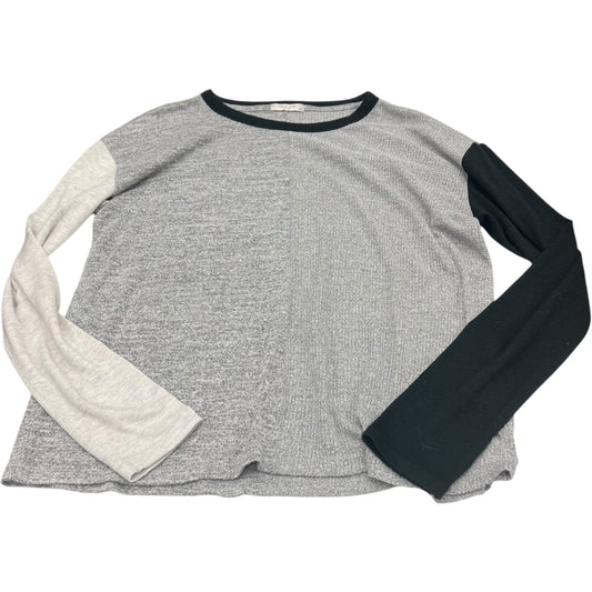 Top Long Sleeve By Rag And Bone In Grey, Size: M