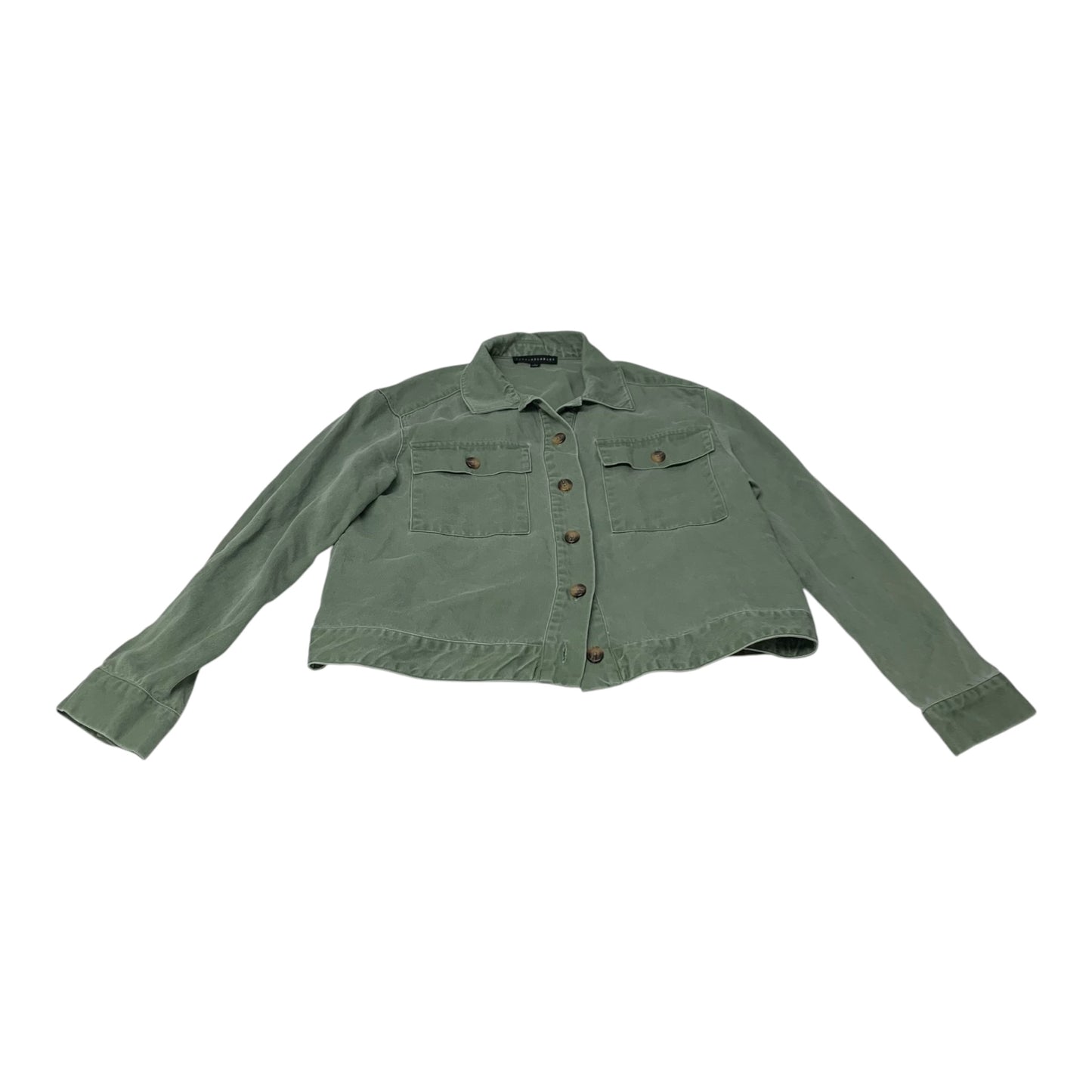 Jacket Denim By Jane And Delancey In Green Denim, Size: S