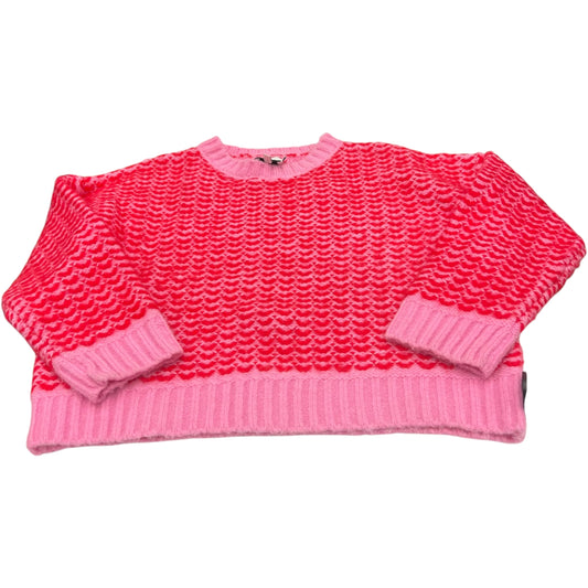 Sweater By Lili Sidonio In Pink & Red, Size: M