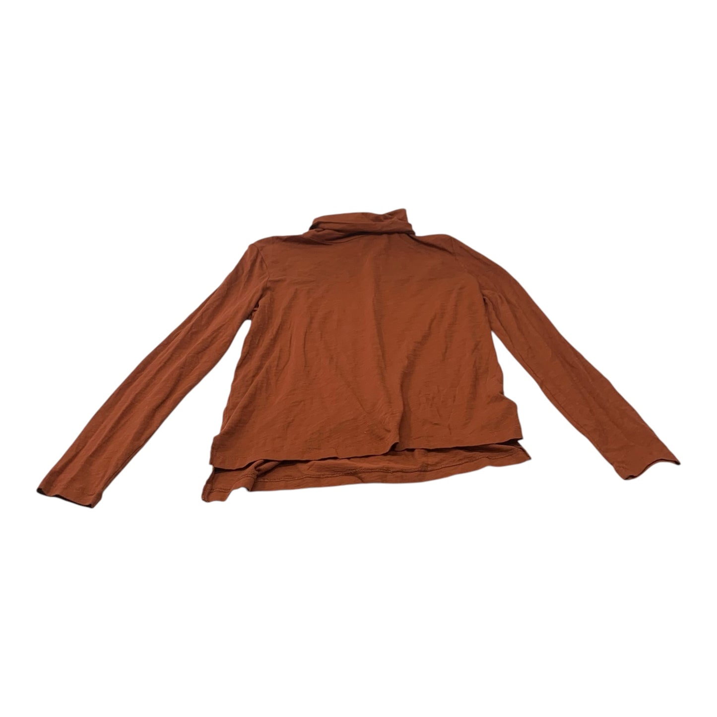 Top Long Sleeve By Madewell In Orange, Size: M