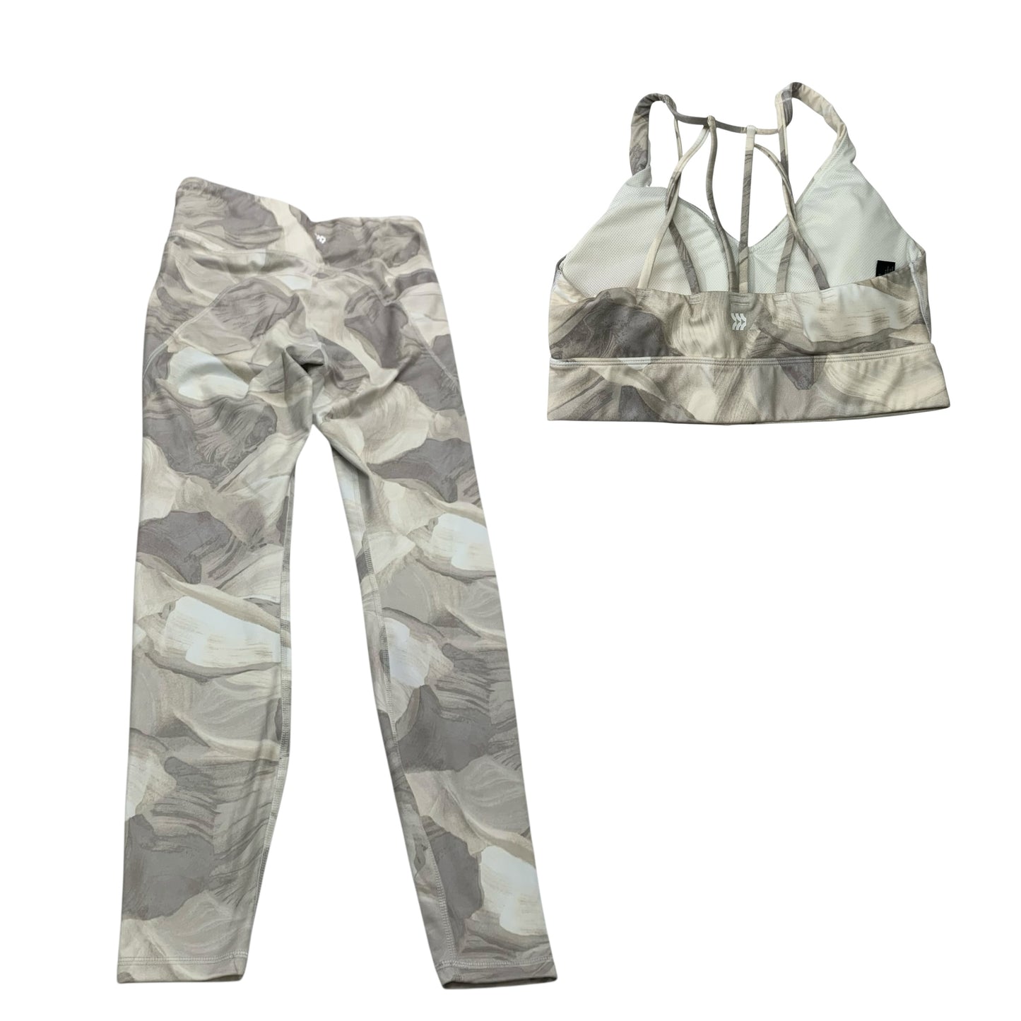 Athletic Pants 2pc By All In Motion In Cream & Grey, Size: S