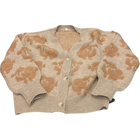 Sweater Cardigan By Mystree In Brown, Size: S