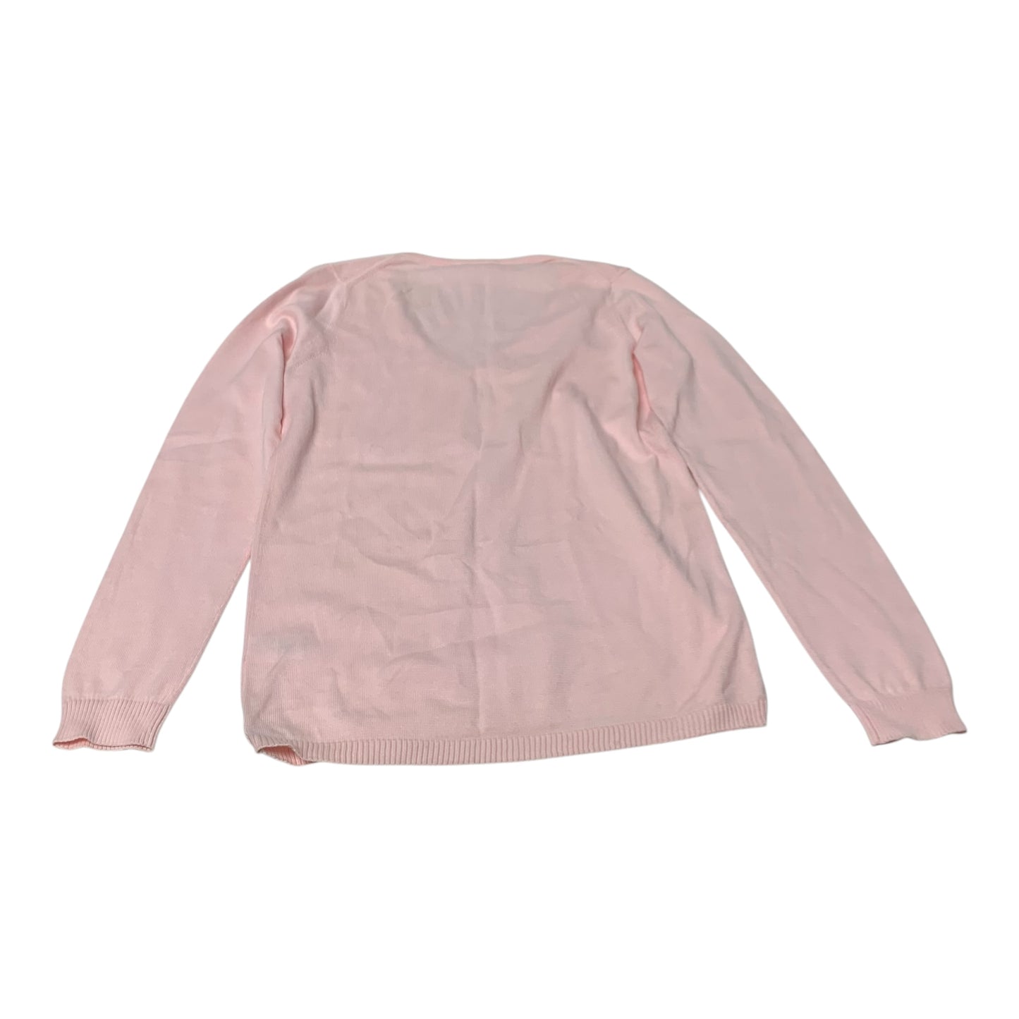 Top Long Sleeve By Lacoste In Pink, Size: M