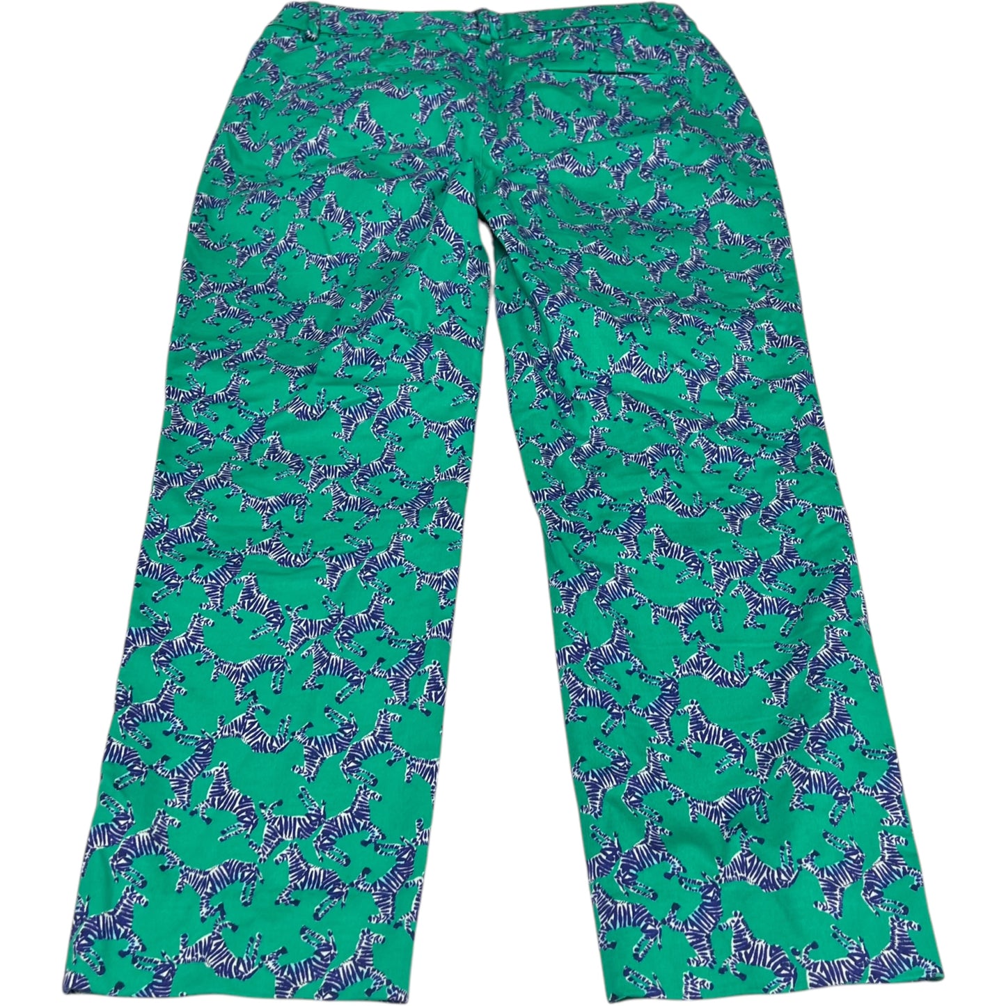 Pants Designer By Lilly Pulitzer In Blue & Green, Size: 4