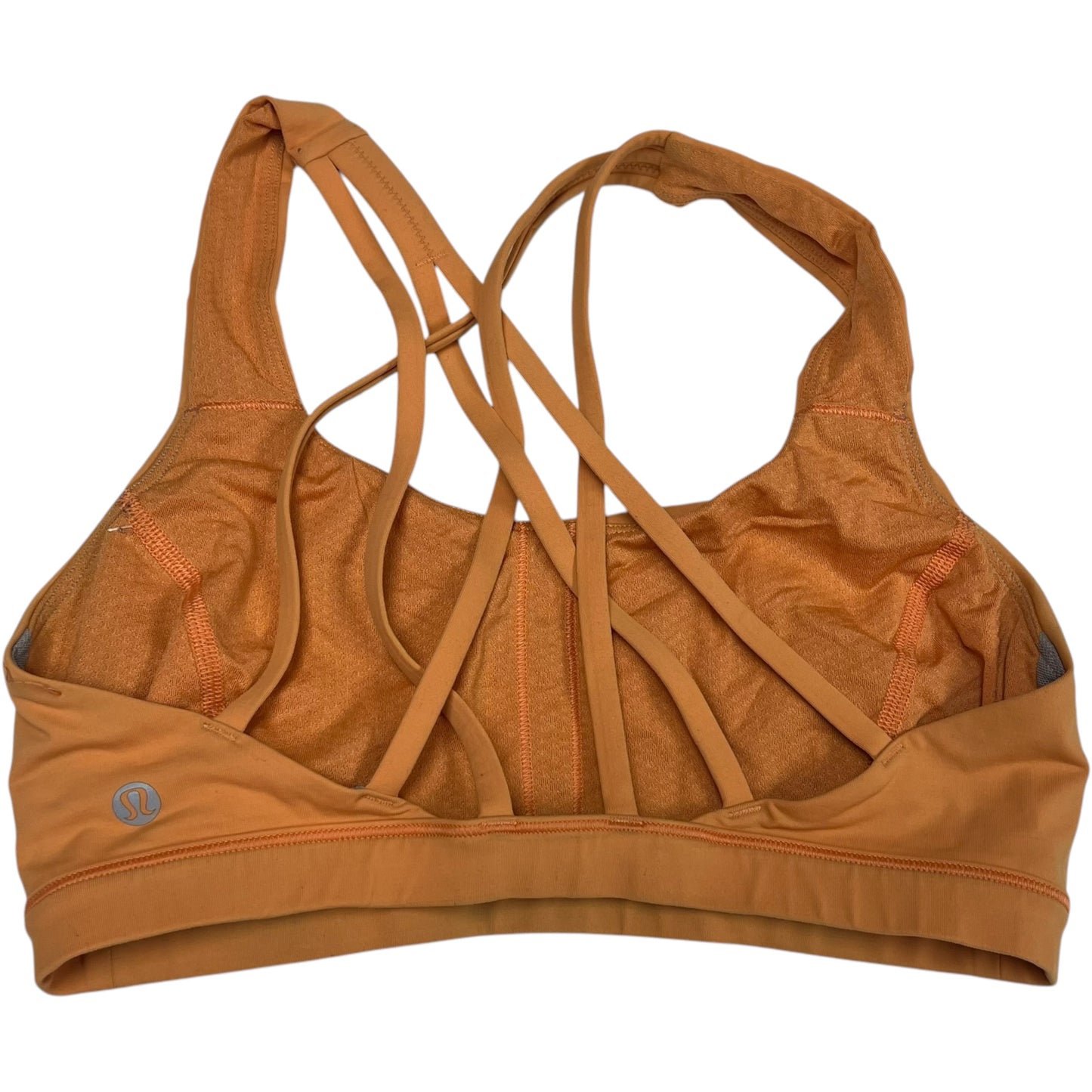 Athletic Bra By Lululemon In Orange, Size: S