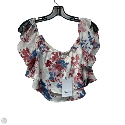 Top Short Sleeve By Misa In Floral Print, Size: S