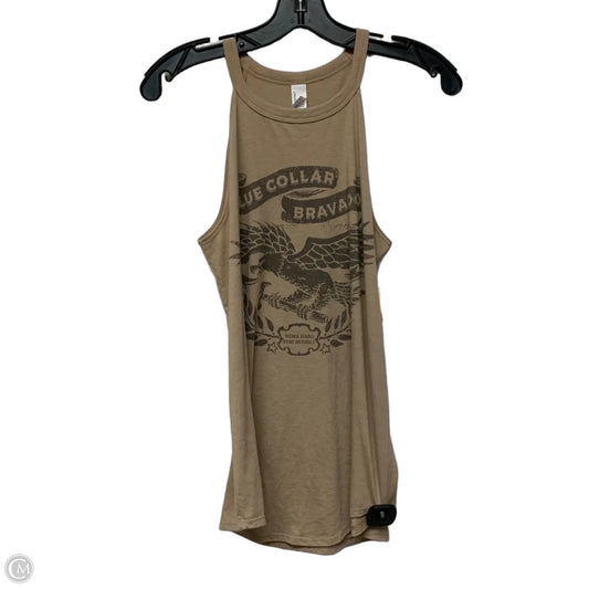 Top Sleeveless By District In Beige, Size: M