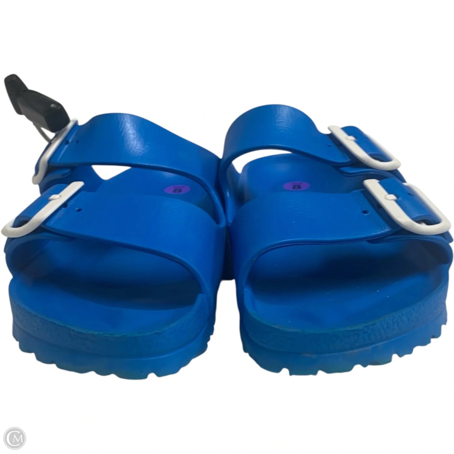 Sandals Flats By Birkenstock In Blue, Size: 8