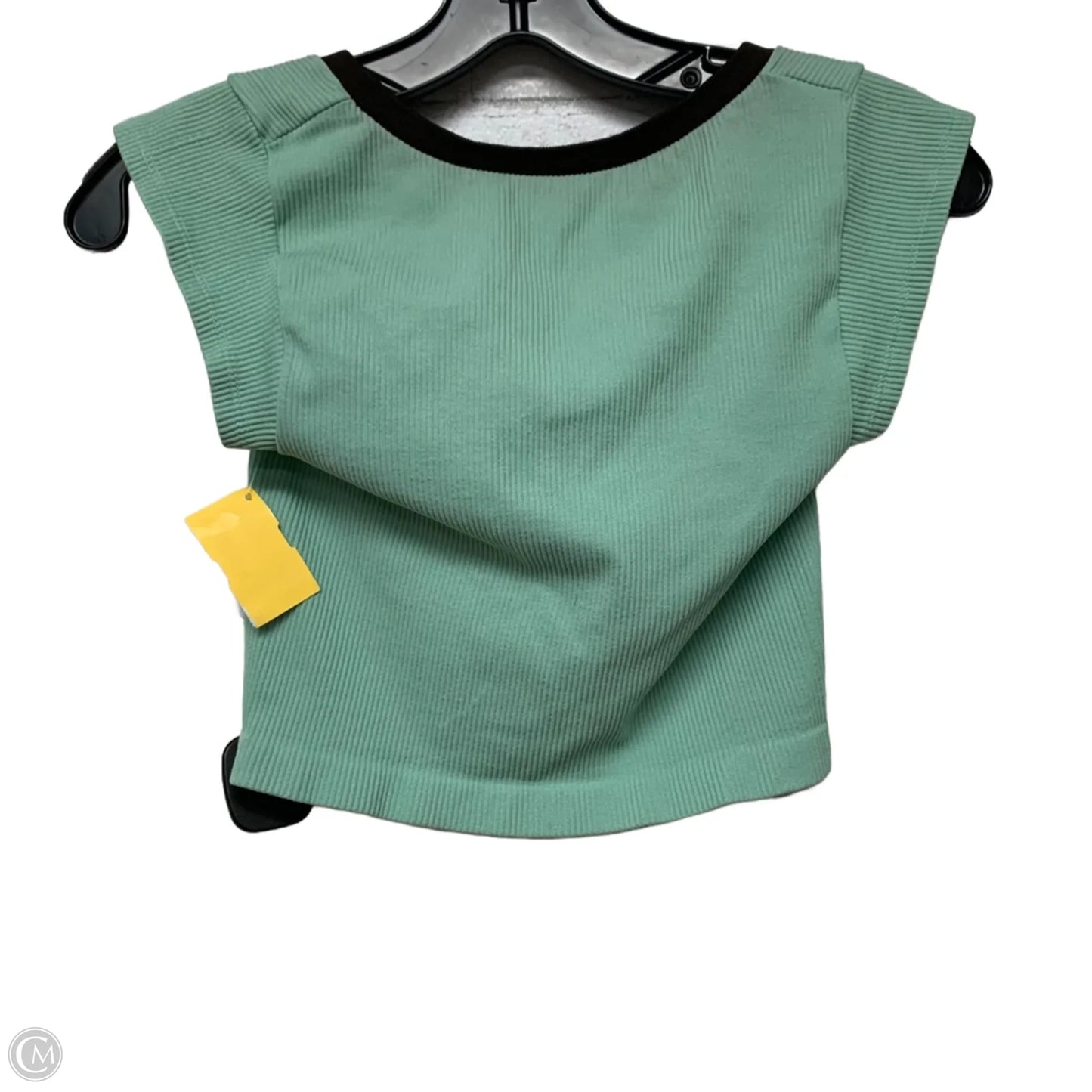 Top Short Sleeve By Urban Outfitters In Blue & Brown, Size: M