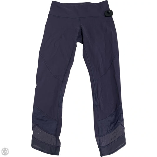 Athletic Leggings Capris By Lululemon In Purple, Size: S